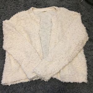 Eileen Fisher Loopknit Plus Cotton OpenFront Cardi